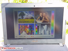 Im Freien in der Sonne