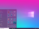 Das neue Windows 10 Startmenü passt seine Farbe automatisch an das verwendete Theme an. (Bild: Microsoft)