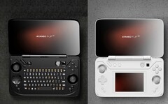 Der Ayaneo Flip DS tauscht die Tastatur durch einen kleinen Touchscreen. (Bild: Ayaneo)