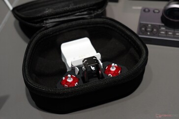 Die Joysticks lassen sich schnell wechseln