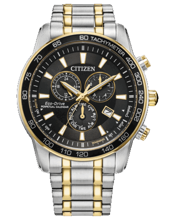 Citizen Classic Eco-Drive Chronograph mit schwarzem Zifferblatt
