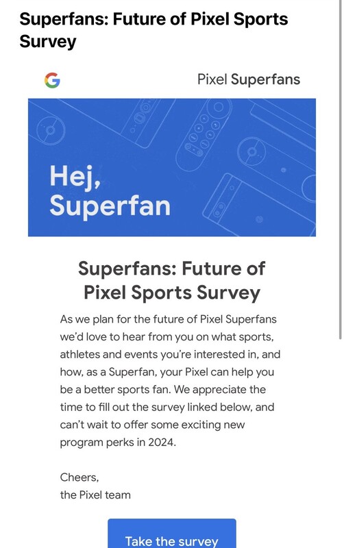 Eine Google-Umfrage unter Pixel Superfans lieferte Hinweise auf neue KI-Features. (Bild via Mishaal Rahman)