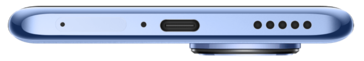 Unterseite: NanoSIM-Slot, Mikrofon, USB-C, Lautsprecher