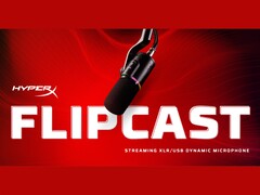 Das HyperX FlipCast, hier in einem Mikrofon-Arm abgebildet. (Bildquelle: HyperX/HP)