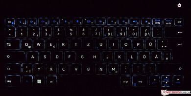beleuchtete Tastatur des PrimeBook Circular