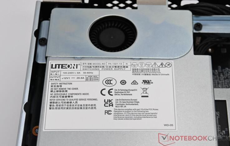 Minisforum MS-S1 Max mit internem Netzteil (12 V, 26,6 A)