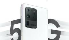 Das Samsung Galaxy S20 Ultra 5G gibt&#039;s jetzt auch in Deutschland in der schicken Variante in Cloud White. (Bild: Samsung)