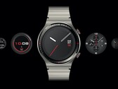 Die Huawei Watch GT 2 Porsche Design bietet auch einige hübsche, exklusive Zifferblätter. (Bild: Huawei)