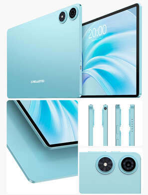 Designmerkmale des Tablets.