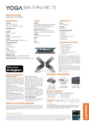 Lenovo Yoga Slim 7i Pro (16 Zoll) - Datenblatt