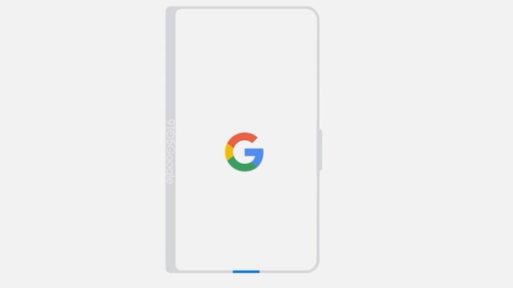 Im Code von Android 12L wurde bereits eine Grafik gesichtet, die das breite Display des Google Pixel Fold zeigen soll. (Bild: 9to5Google)