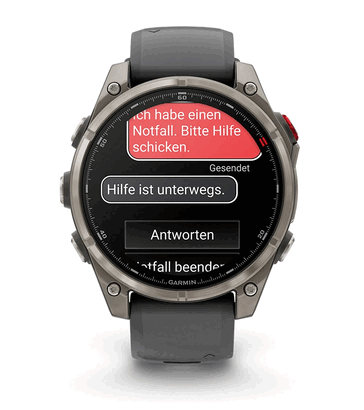 Kann aber im Notfall auch Leben retten (Bildquelle: Garmin)