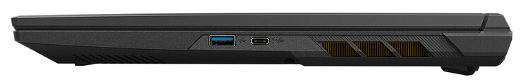 Rechte Seite: USB 3.2 Gen 2 (USB-A), USB 3.2 Gen 2 (USB-C; Power Delivery)