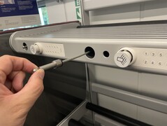 Der Verschlussmechanismus … (Foto: Andreas Sebayang/Notebookcheck.com)