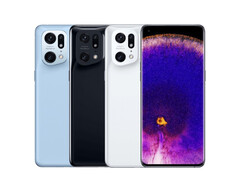 Oppo bietet das neue Find X5 Pro auch in einer blauen Variante aus Leder an. (Bild: Oppo)