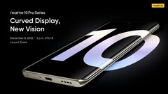 Realme hat angekündigt, dass die Realme 10 Pro-Serie im Dezember global auf den Markt kommen wird. (Bild: Realme)