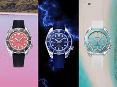 Von links nach rechts: Seiko Prospex SPB541, SPB543 und SPB539. (Bildquelle: Seiko - bearbeitet)