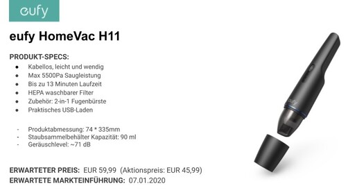 Anker eufy HomeVac H11