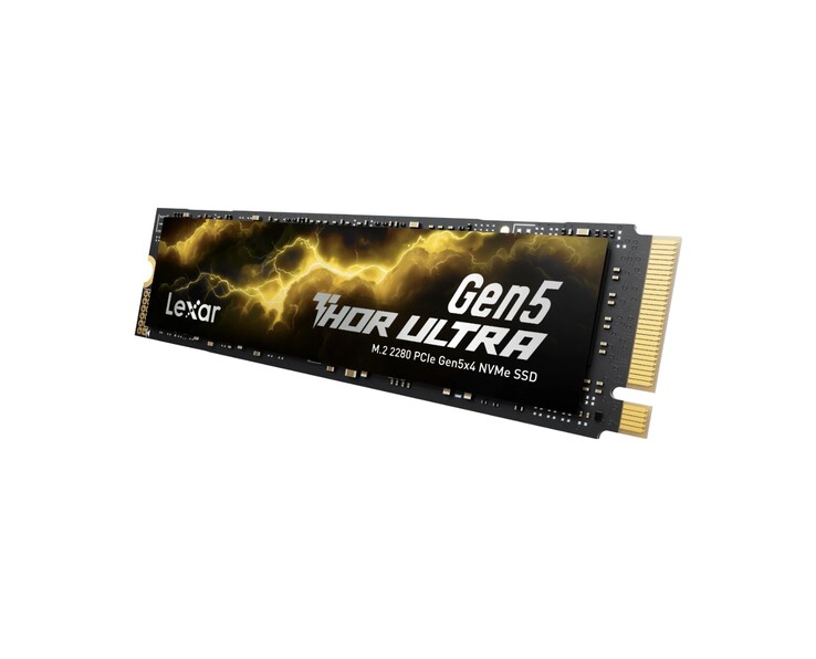 Die Lexar Thor Ultra M.2 2280 PCIe Gen 5 SSD
