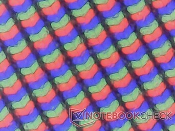 Der matte Bildschirm ist etwas körniger als eine glänzende Alternative