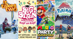 Vier Computer- und Konsolenspiele erhalten game Sales Awards im Januar.