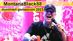 gamescom 2023: MontanaBlack rülpst, Fans begeistert - verschenkt 500 Euro und PS5.
