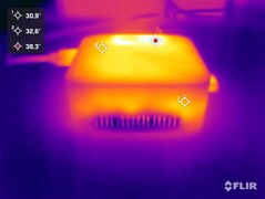 Blackview MP80 beim Stresstest (Vorderseite)