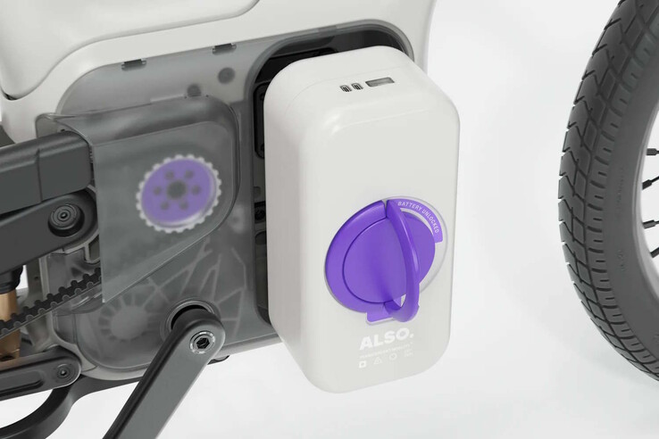 Der Akku lässt sich entnehmen und fungiert dann auch als Powerbank