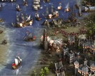 Eine Seeschlacht in Cossacks 3