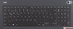 Tastatur des Dell G3 17 3779