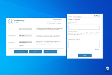Duet Display lässt sich gut anpassen.