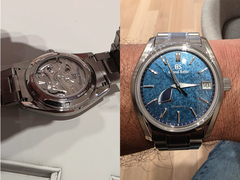 Das Blau der SBGA527 wirkt auf realen Fotos deutlich stärker strukturiert und ausgeprägter