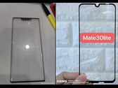 Vermeintliche Zubehörprodukte für Mate 30 Pro (links) und Mate 30 Lite (rechts). Huawei bleibt 2019 offenbar noch bei der Notch.