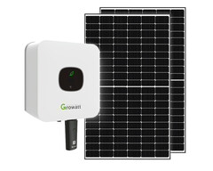 Balkonkraftwerk mit Growatt-Wechselrichter zur Produktion von klimafreundlichem Solarstrom (Bild: Growatt, Hantech)