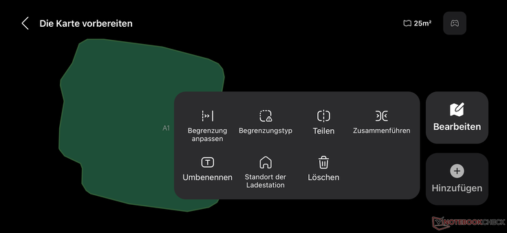 Kartenbearbeitung