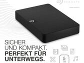 Die Seagate Expansion Portable ist eine geräumige externe 5TB-Festplatte mit kompakten Abmessungen (Bildquelle: Seagate)
