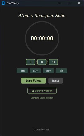 Simpler Pausentimer