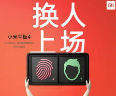 Xiaomi Mi Pad 4 Tablet kommt mit Gesichtserkennung.