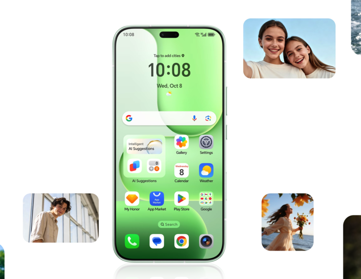 Das Honor 600e hat ein 120 Hz AMOLED-Display.