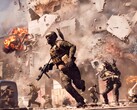 Das Bild zeigt ein Team, das einer Explosion in Battlefield 6 entkommt. (Bildquelle: DICE)
