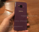 Hier ein Galaxy S8-Dummy in der violetten Farbvariante, die möglicherweise von Samsung angeboten wird.