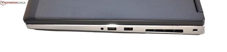 rechts: Kombo-Audio, 2x USB 3.0 Typ A, Noble-Lock