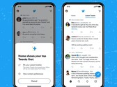 Twitter lässt die chronologische mobile Ansicht nur noch nach einem Wisch zu. (Bild: Twitter)