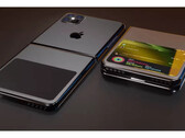 Das iPhone Fold soll auf einen ähnlichen Design-Ansatz wie das Samsung Galaxy Z Flip setzen. (Bild: ConceptsiPhone)