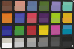ColorChecker: In der unteren Hälfte eines jeden Feldes wird die Zielfarbe dargestellt.