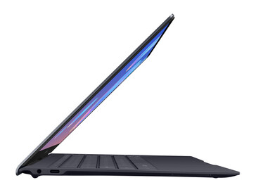 Das Galaxy Book S von links (Bild: Samsung)