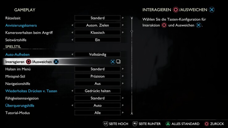 Mit zahlreichen Einstellungen lässt sich das Gameplay anpassen.