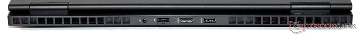 Rückseite: Netzanschluss, Gigabit-Ethernet, HDMI, USB 3.2 Gen 1 (USB-A)