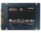 Während die SSD 860 QVO nur mit maximal 4 TB erhältlich war gibts die neue 870 QVO auch mit 8 TB Speicher. (Bild: Samsung)