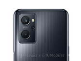 Das Realme 9i leiht sich das Design des Realme GT Neo 2. (Bild: @OnLeaks / 91mobiles)